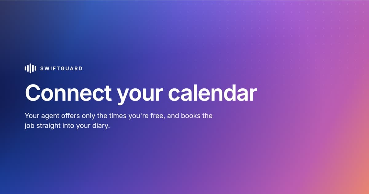 Connect your calendar